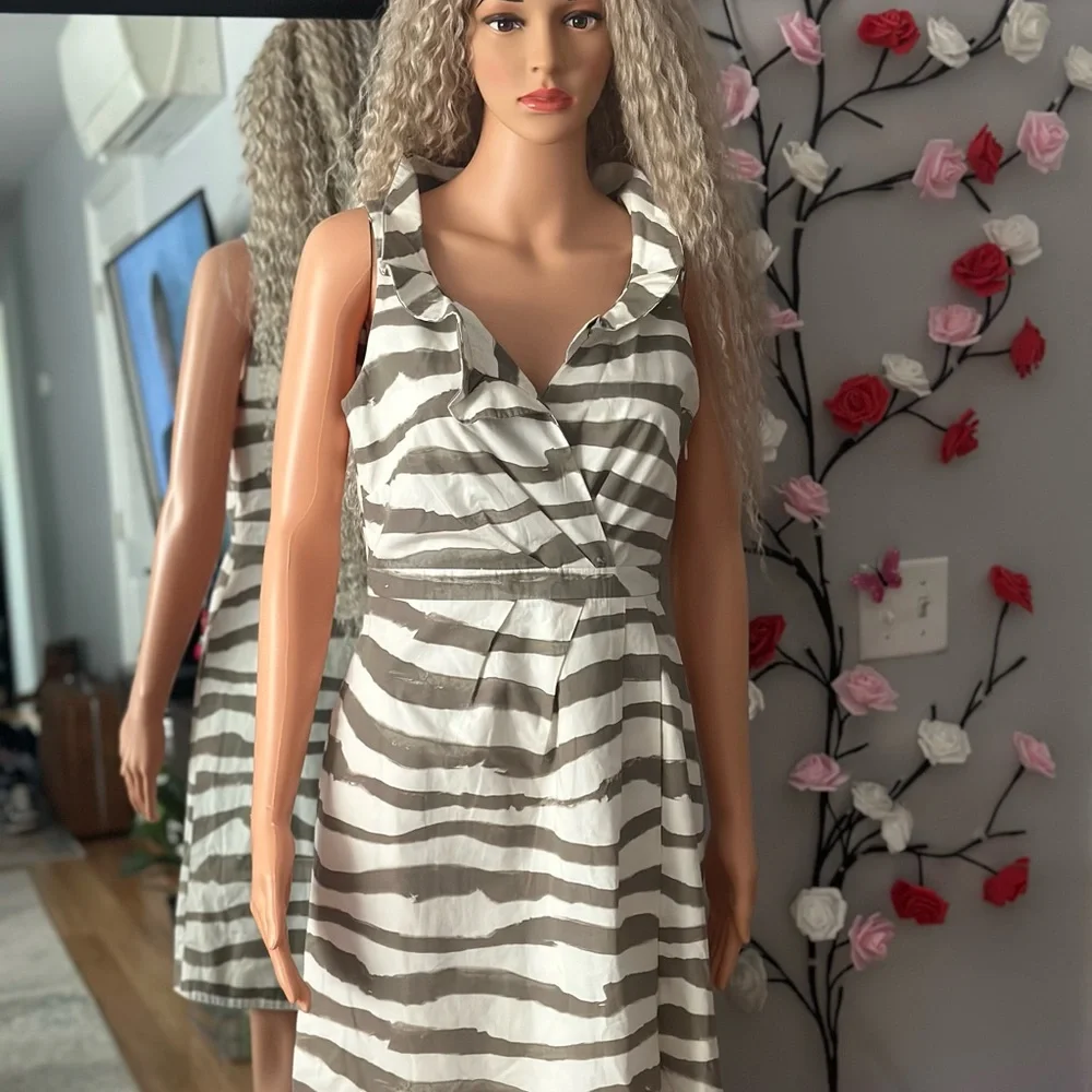 Striped Sleeveless Dress